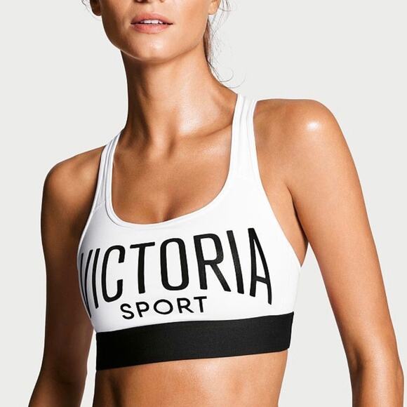Victoria's Secret Other - Victoria Secret Purple Black Victoria Sport Sports Bra Women's Size Small